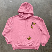V Letter Butterfly Hoodie