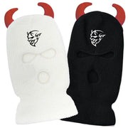 Horns devil street robber  knitted ski mask Beanie