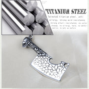 Vintage titanium steel necklace