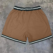 Vintage Brown Plum Sports Fitness Shorts