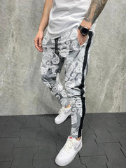 Cashew Flower Casual Sports Fitness Trousers