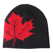 Maple Leaf Knitted Beanies