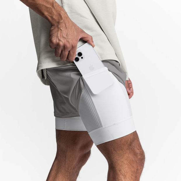 Double Layer Gym Quick Dry Shorts