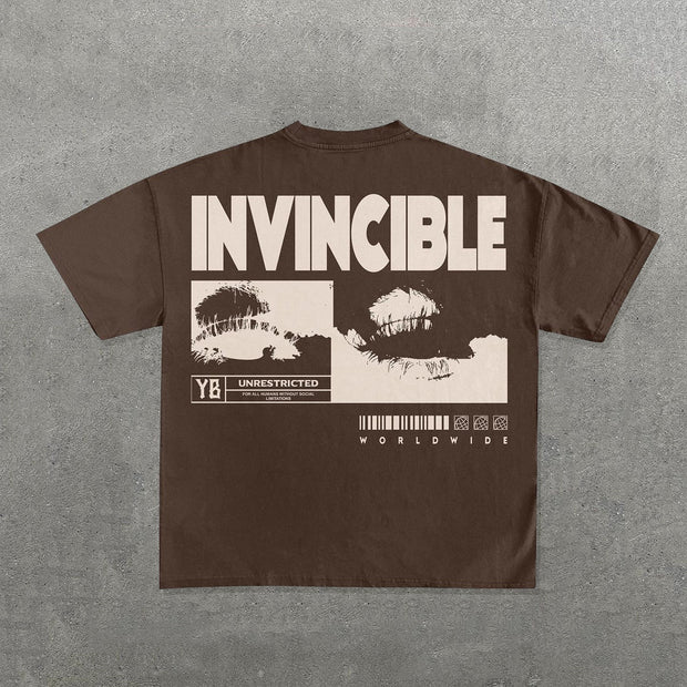 Invincible Print Short Sleeve T-Shirt