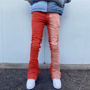 Personalized street trend denim trousers
