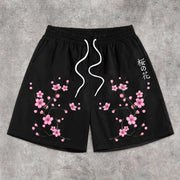Japanese Cherry Blossom Pattern Street Shorts