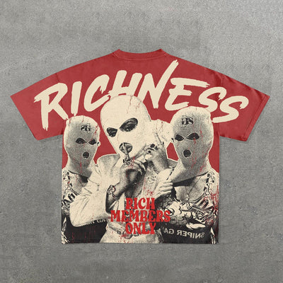 Richness Print Short Sleeve T-Shirt