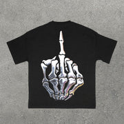 Gesture Print Short Sleeve T-Shirt
