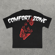 Comfort Zone Print Short Sleeve T-Shirt