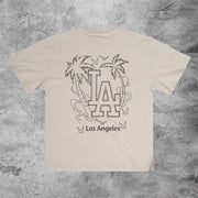 Coconut Tree Letters T-shirt