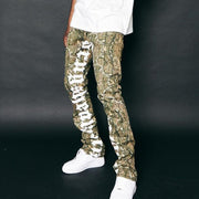 Jungle Camouflage Stack Pants