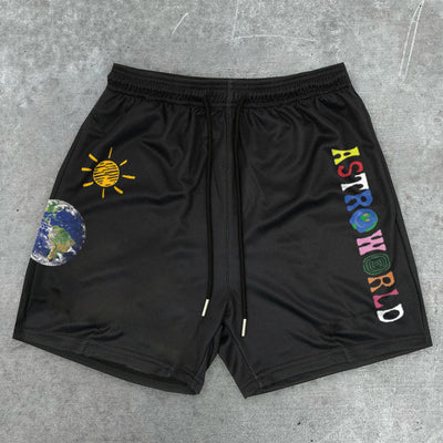 Graphic Earth Shorts