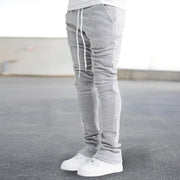 Gray Stacked Sweatpants Joggers