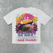 Retro Street Hip Hop Fashion T-Shirt