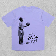 The new ball frame is gone casual street basketball T-shirt