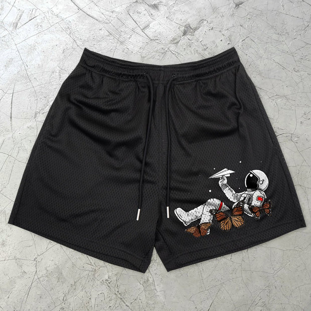 Astronaut Butterfly Shorts