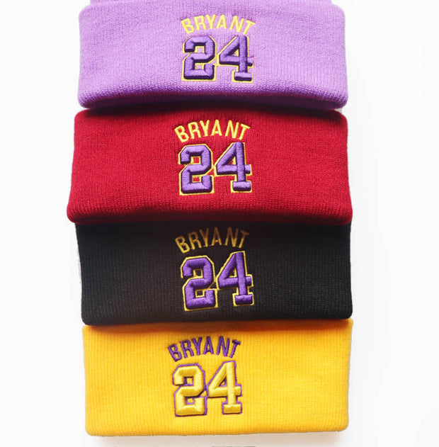 Memorial Basketball Embroidered Knit Beanies