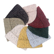 Autumn Winter Solid Color Woolen Beanies