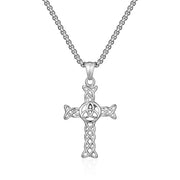Plain Titanium Steel Cross Necklace