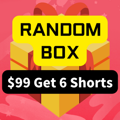 RANDOM BOX $99 Get 6 Shorts FREE SHIPPING