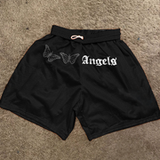 Casual Butterfly Trend Street Mesh Sports Shorts