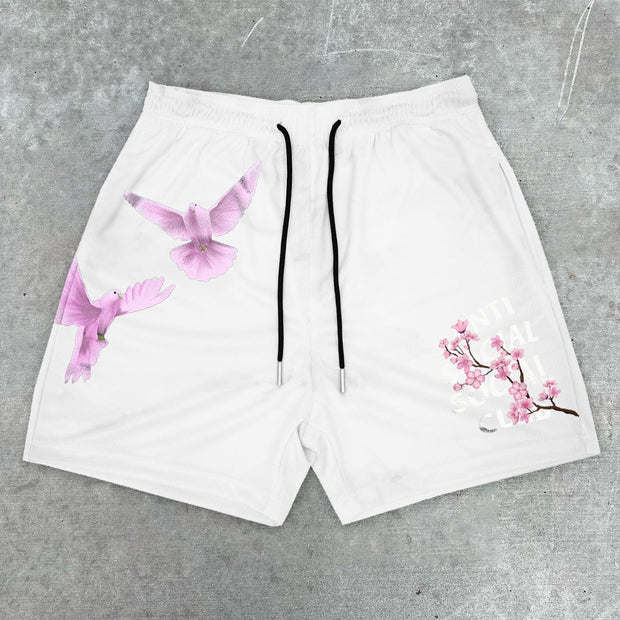 Pink Pigeon Sakura Vintage Street Shorts