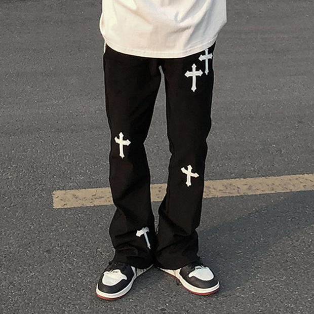 Street Hip Hop Cross Jeans