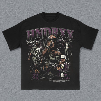 Hndrxx Print Short Sleeve T-Shirt