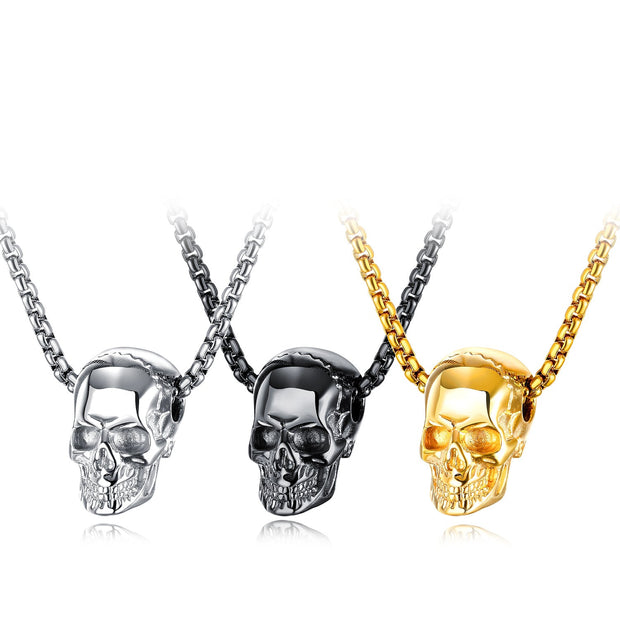 Fashion Skull Necklace Hip Hop Trend Pendant
