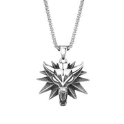 Personalized titanium steel necklace violent demon necklace