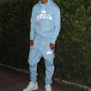 Hiphop Street Drip Tracksuit Blue