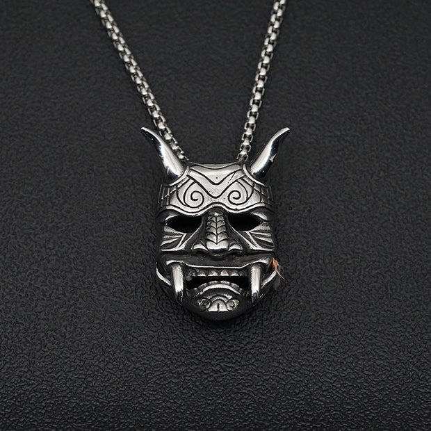 Prajna ghost skull necklace titanium steel