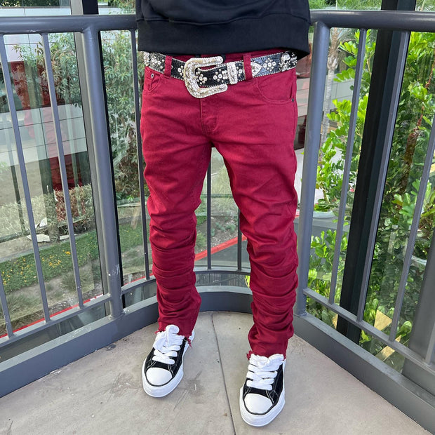 Premium Red Street Style Jeans