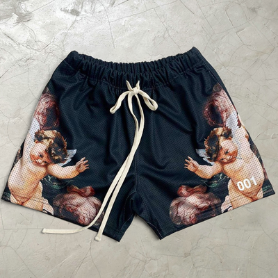 Street style personality sports and leisure shorts men