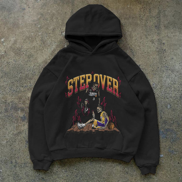Step Over Basketball Graphic Hoodie