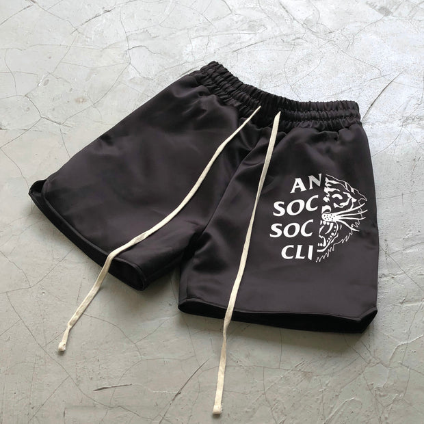 Street Style Letters Sports Shorts